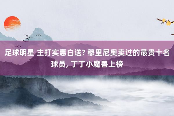 足球明星 主打实惠白送? 穆里尼奥卖过的最贵十名球员, 丁丁小魔兽上榜