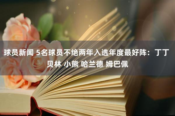 球员新闻 5名球员不绝两年入选年度最好阵：丁丁 贝林 小熊 哈兰德 姆巴佩